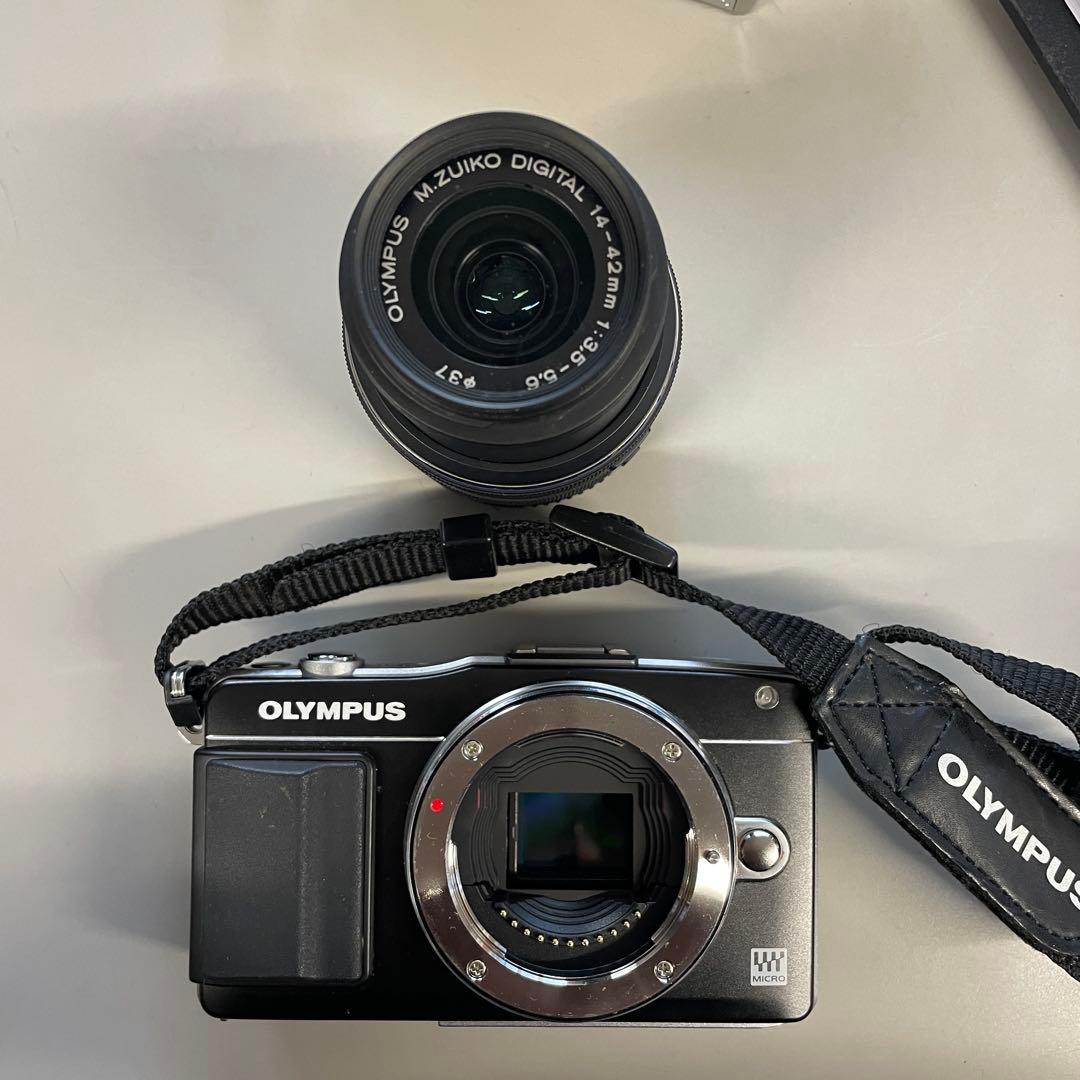 【ジャンク品】OLYMPUS ミラーレス一眼カメラ M.ZUIKOレンズセット