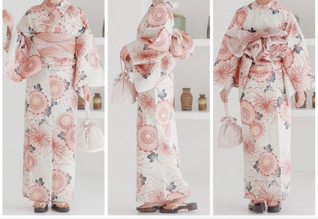 【新品】DITA 繚乱桜花 浴衣