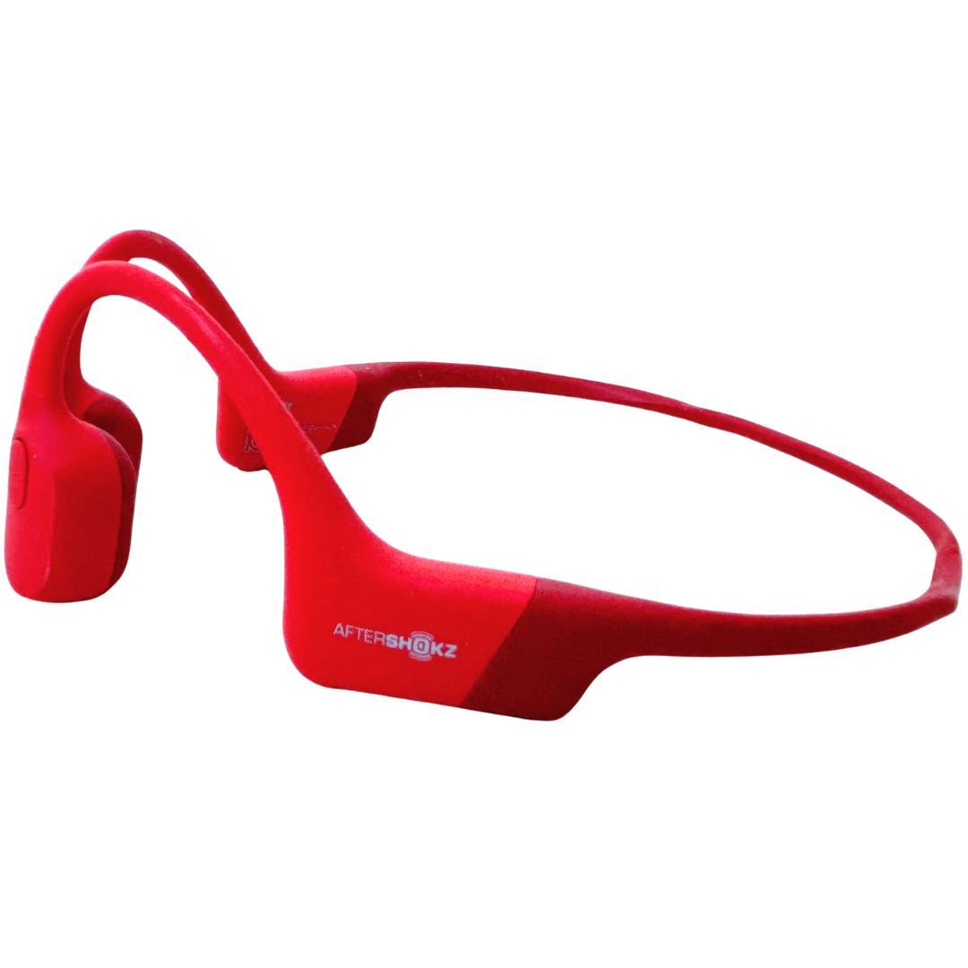状態良好！AfterShokz Aeropex 骨伝導ワイヤレスヘッドホン 赤