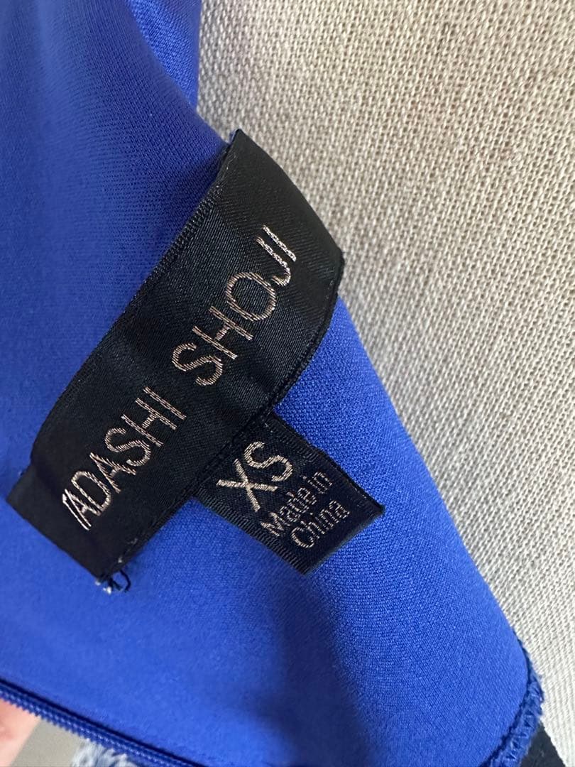 年始セールTADASHI ネイビー レース装飾 ワンピース