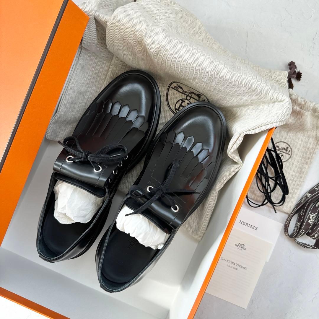 ★希少品★【美品（２度着用）】Hermes/ローファー『ハリストン』