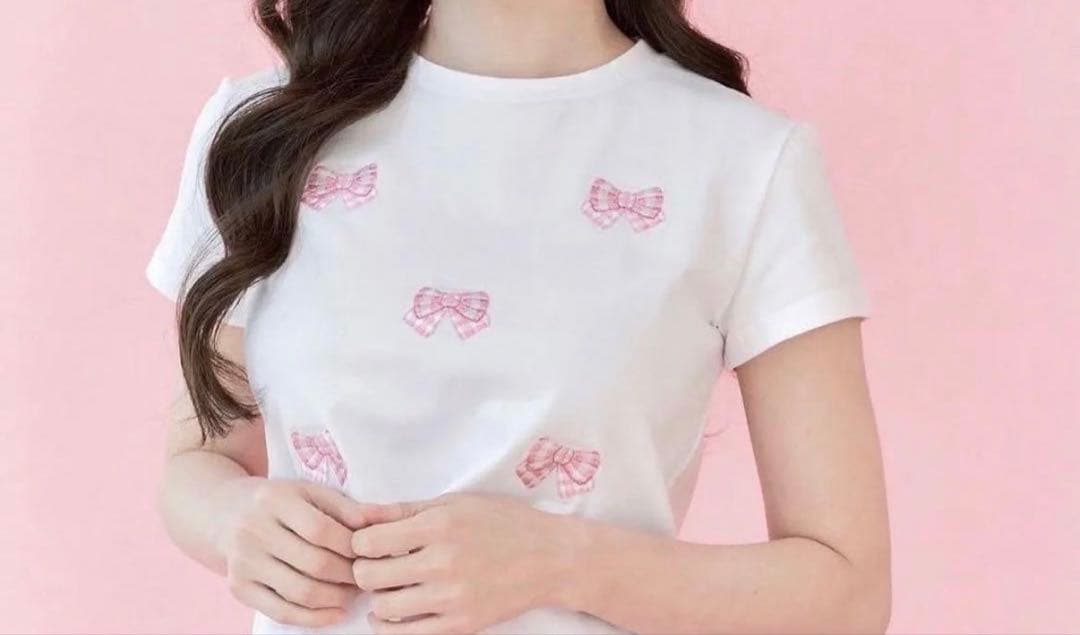 JILTU ジルチュ　ribbon tee リボン　サイズ2