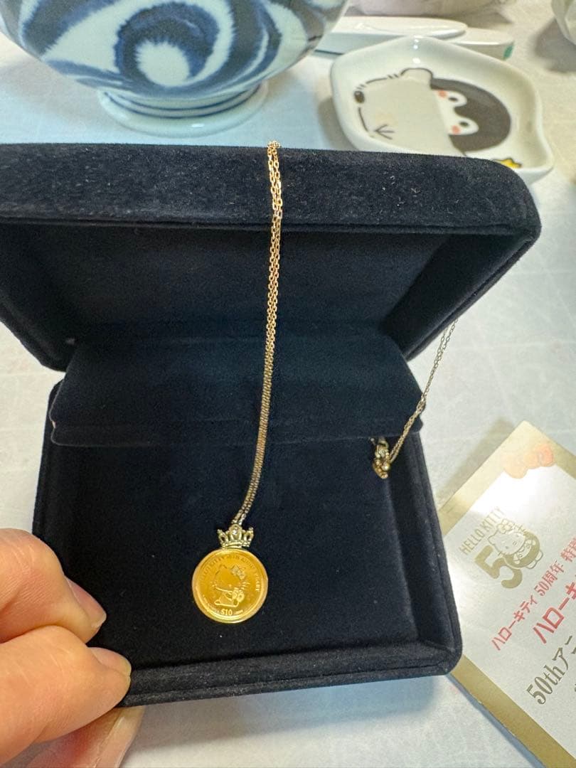 ハローキティ ５０周年　K18ペンダント ２０２４個限定