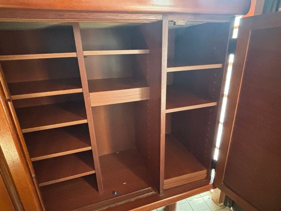 ど*読様 木製シューズラック ダークブラウン