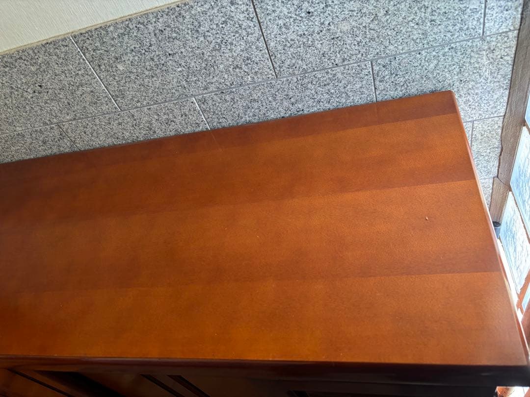 ど*読様 木製シューズラック ダークブラウン