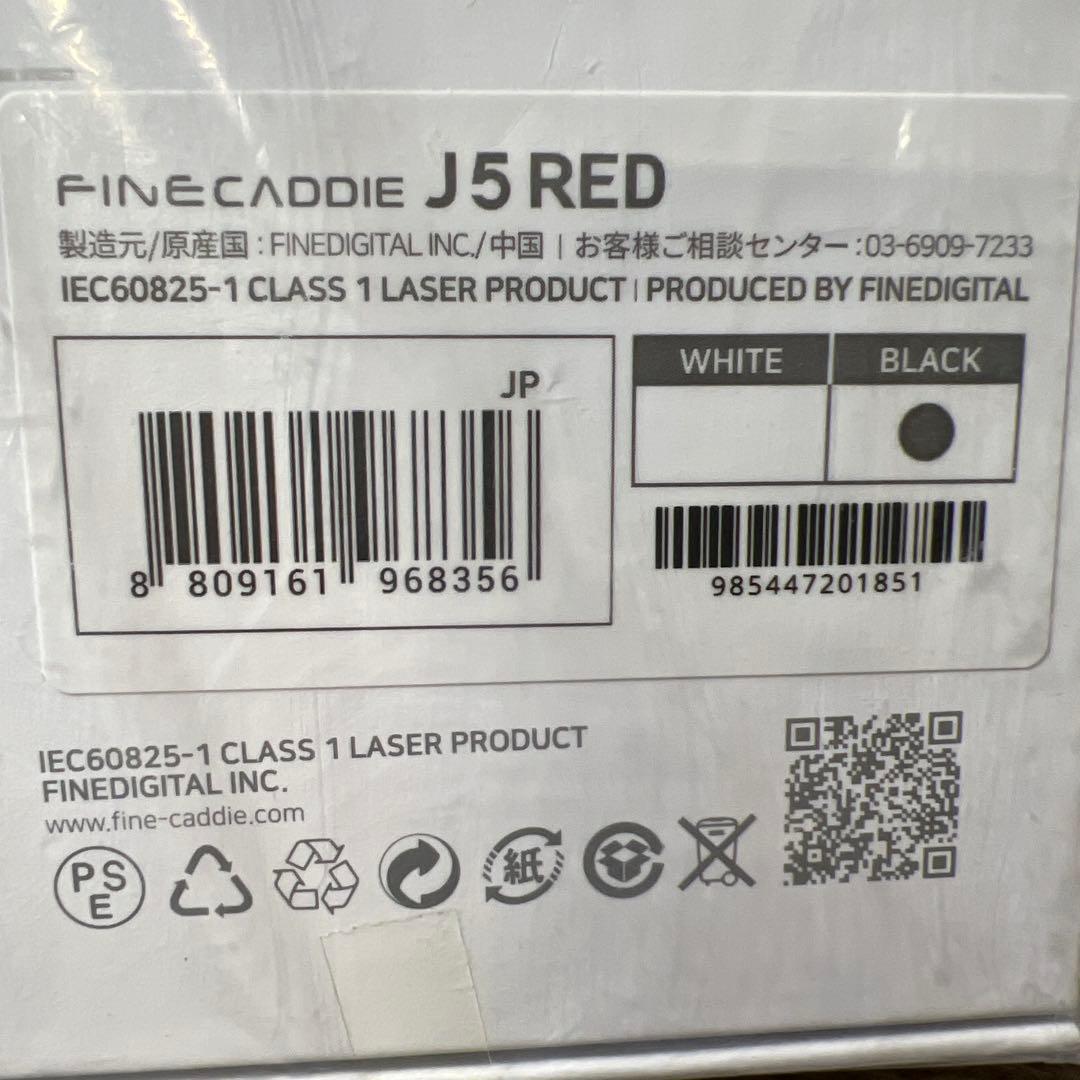 FineCaddie ゴルフ 距離計　J5RED