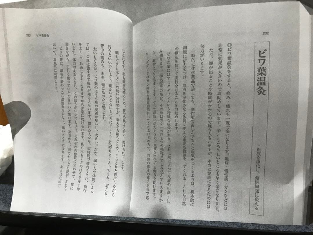 未使用びわの葉温灸セット、びわの葉10枚、びわの葉温灸の使い分け方コピー