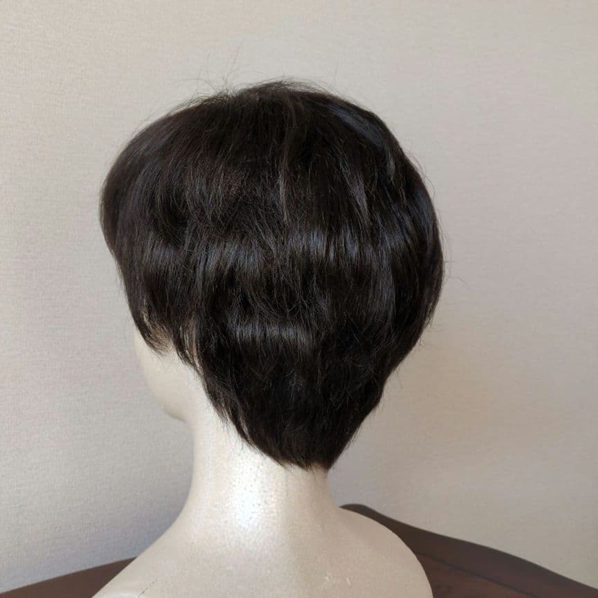 ジュリアオージェ　ダークブラウン ショートウィッグ