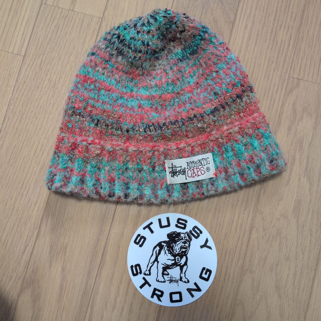【完売アイテム】STUSSY Skullcap Textured Yarn