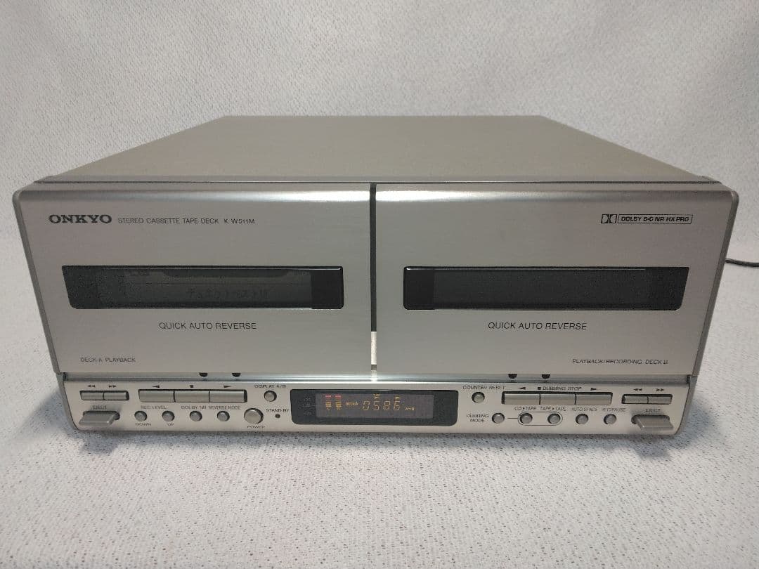ONKYO K-W511M カセットデッキ　Wカセットデッキ