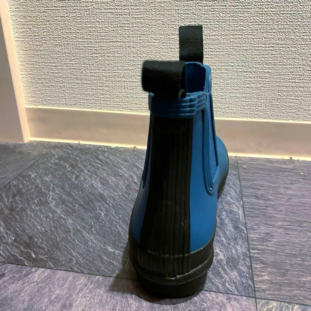 HUNTER/長靴/レインブーツ/ショート/青/24cm/24.5cm/25cm