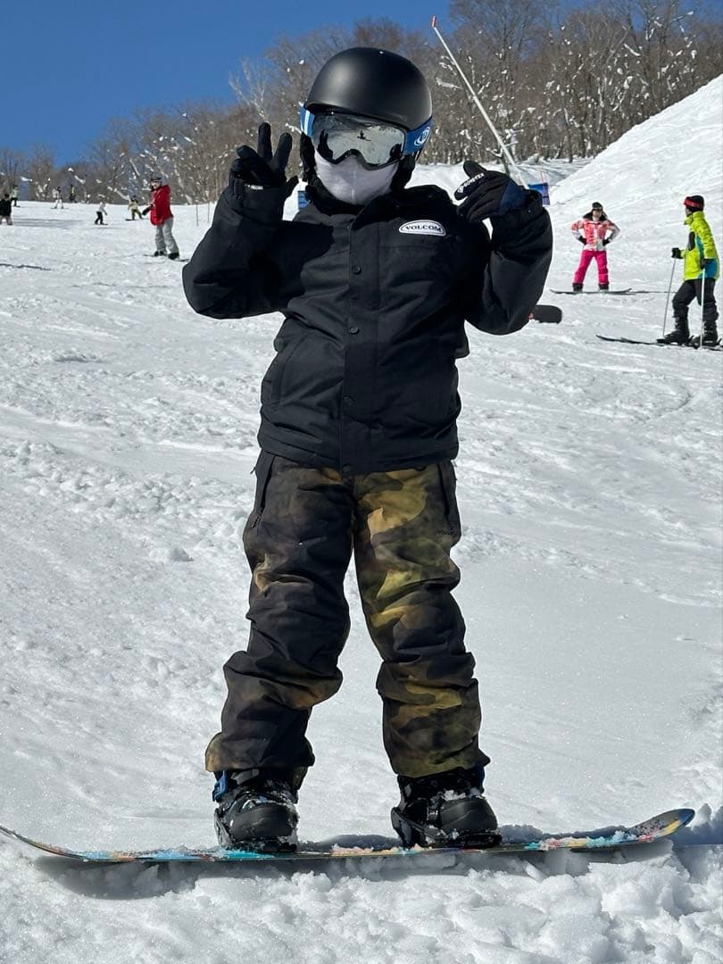 VOLCOM ボルコム スノーボード ウェア 上下セット 130 ジュニア⭐︎