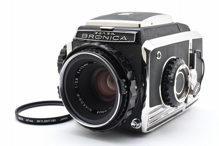 15276E 良品★ Zenza Bronica S2 75mm ゼンザブロニカ