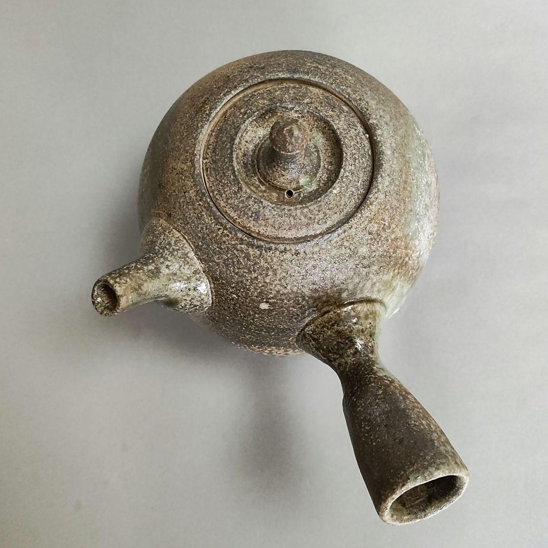 灰釉急須　作家物　自然釉急須　常滑焼　萬古焼