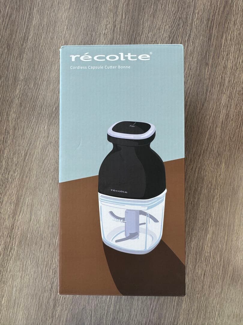 レコルト コードレスカプセルカッター ボンヌ RCP-7 (BK) 新品未使用