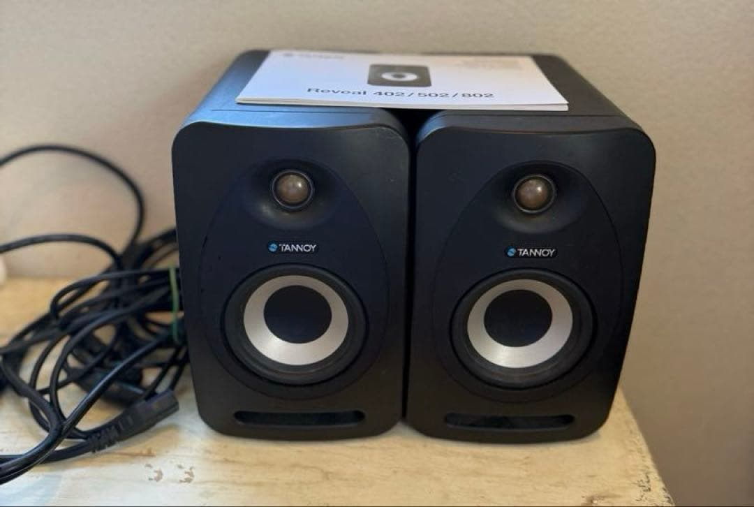 TANNOY Reveal 402　スタジオモニター　ペア＋バランスケーブル