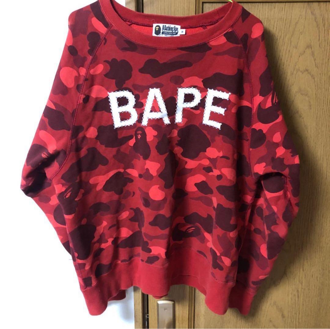 ︎*様 A BATHING APE スウェット ライトストーン