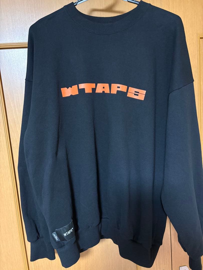 WTAPS BRICK SWEATER COTTON 中古品　ブラック　Ｌ