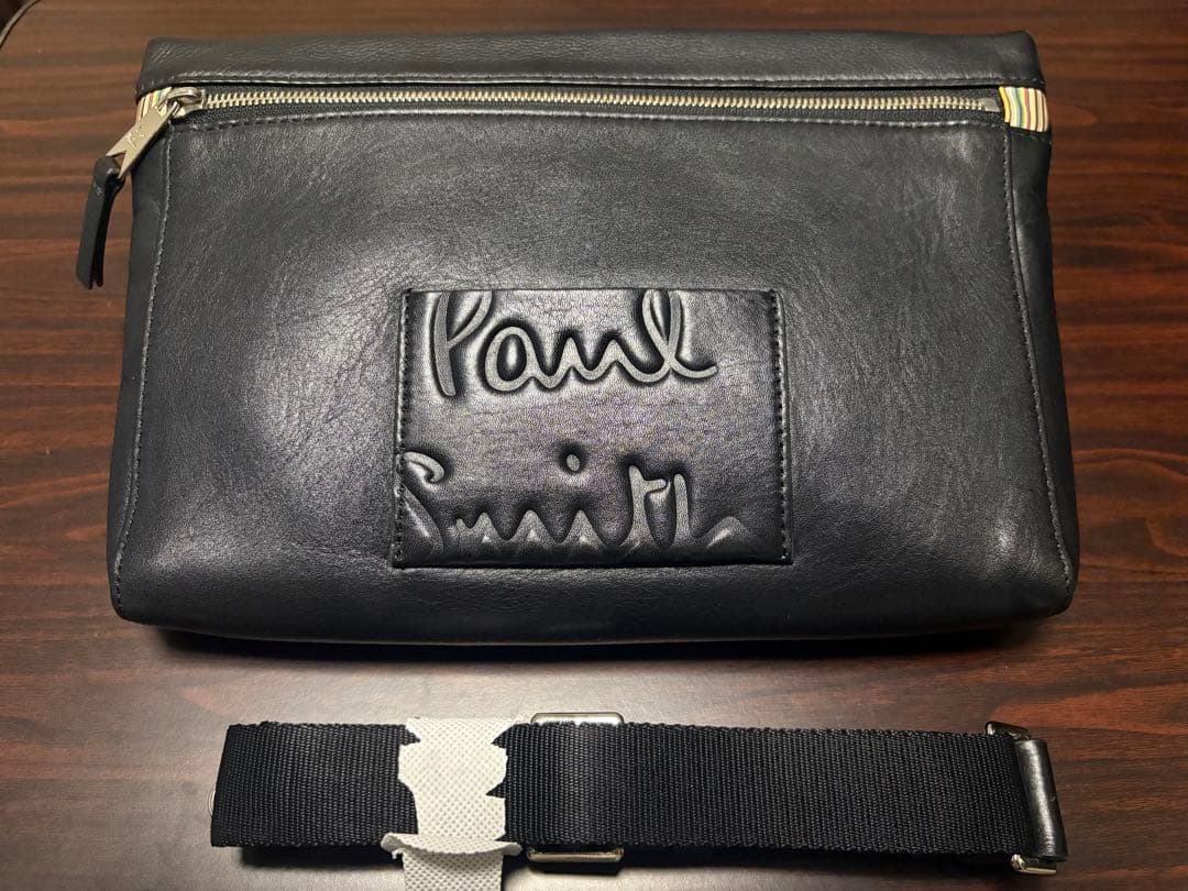 Paul Smith 黒 レザー バッグ