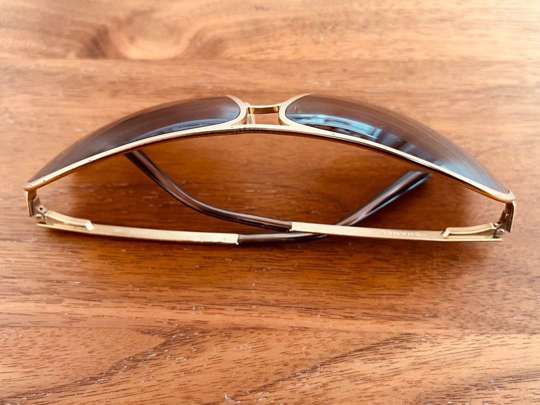 CHANEL ブラウン サングラス ケース付き