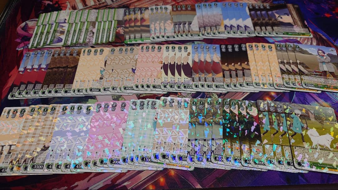 ヴァイスシュヴァルツ　ゆるキャン　RR以下4コン＋α