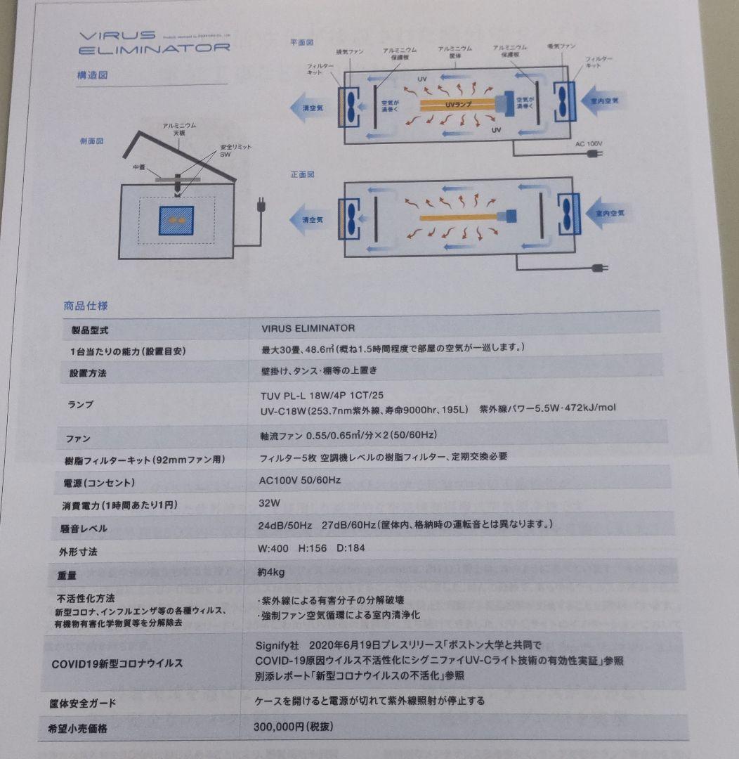 ウイルスエリミネーター　VIRUS ELIMINATOR