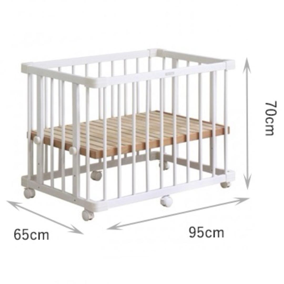 【美品】ファルスカ　ミニジョイントベッド　ネオ　工具不要　マットレス、シーツ付