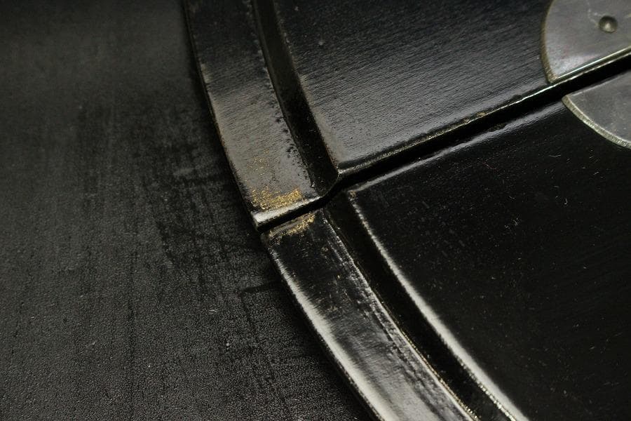 茶道具 瑞豊造 平 水指 共箱(A182)