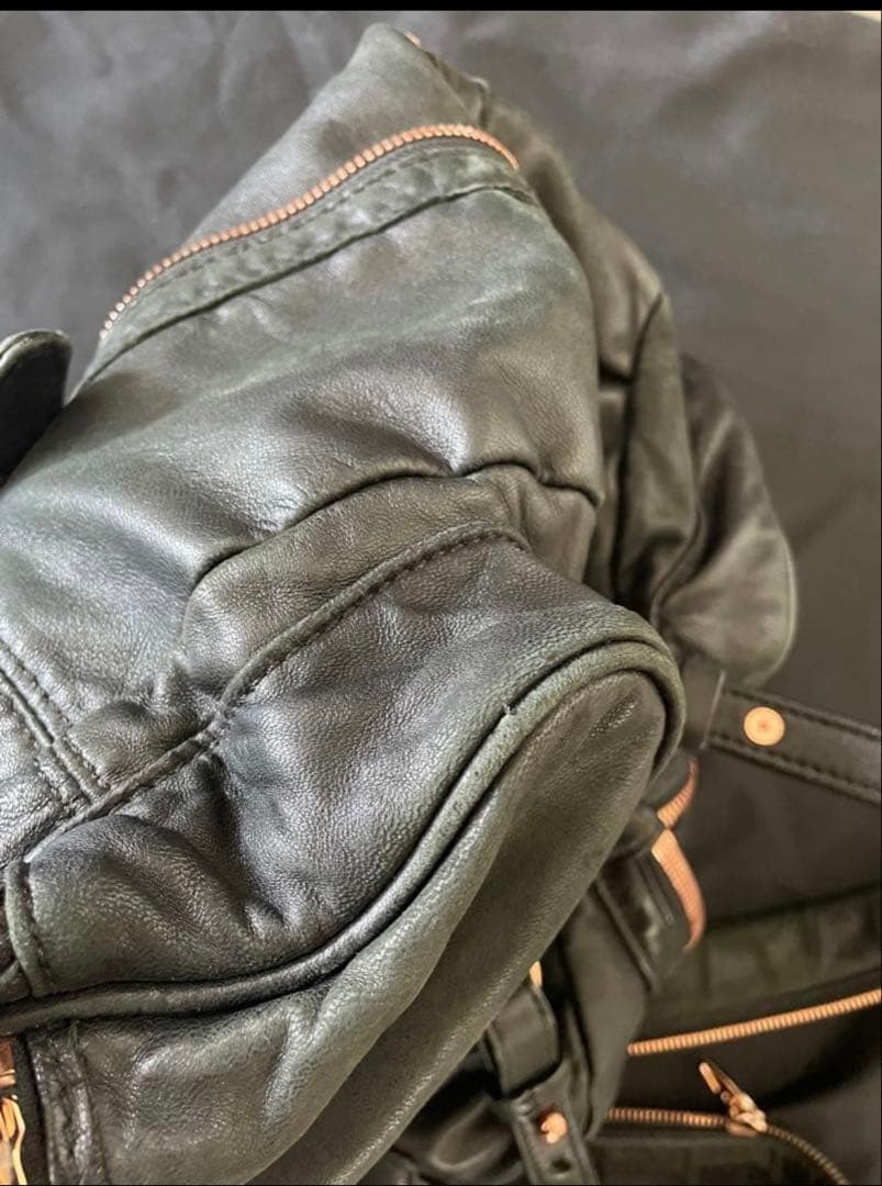 ALEXANDER WANG 黒レザー/ピンクゴールド　3way バッグ