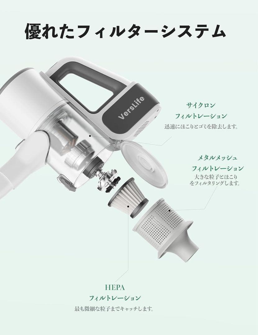 掃除機 コードレス 38000pa コードレス掃除機 スティッククリーナー