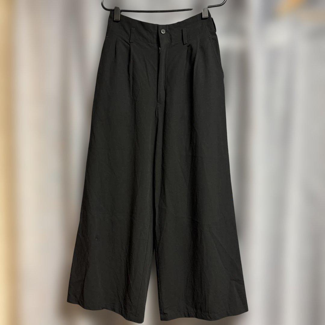 Y's 黒 ワイドパンツ　アーカイブ