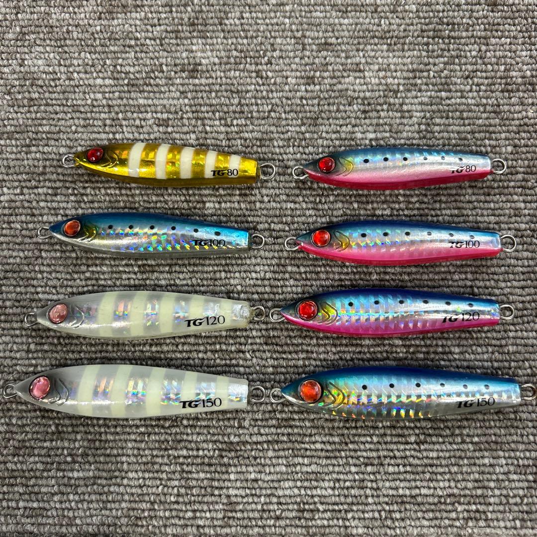 かつ　ハヤブサ　ジャックアイ　TGメタルジグ タングステン 8個セット