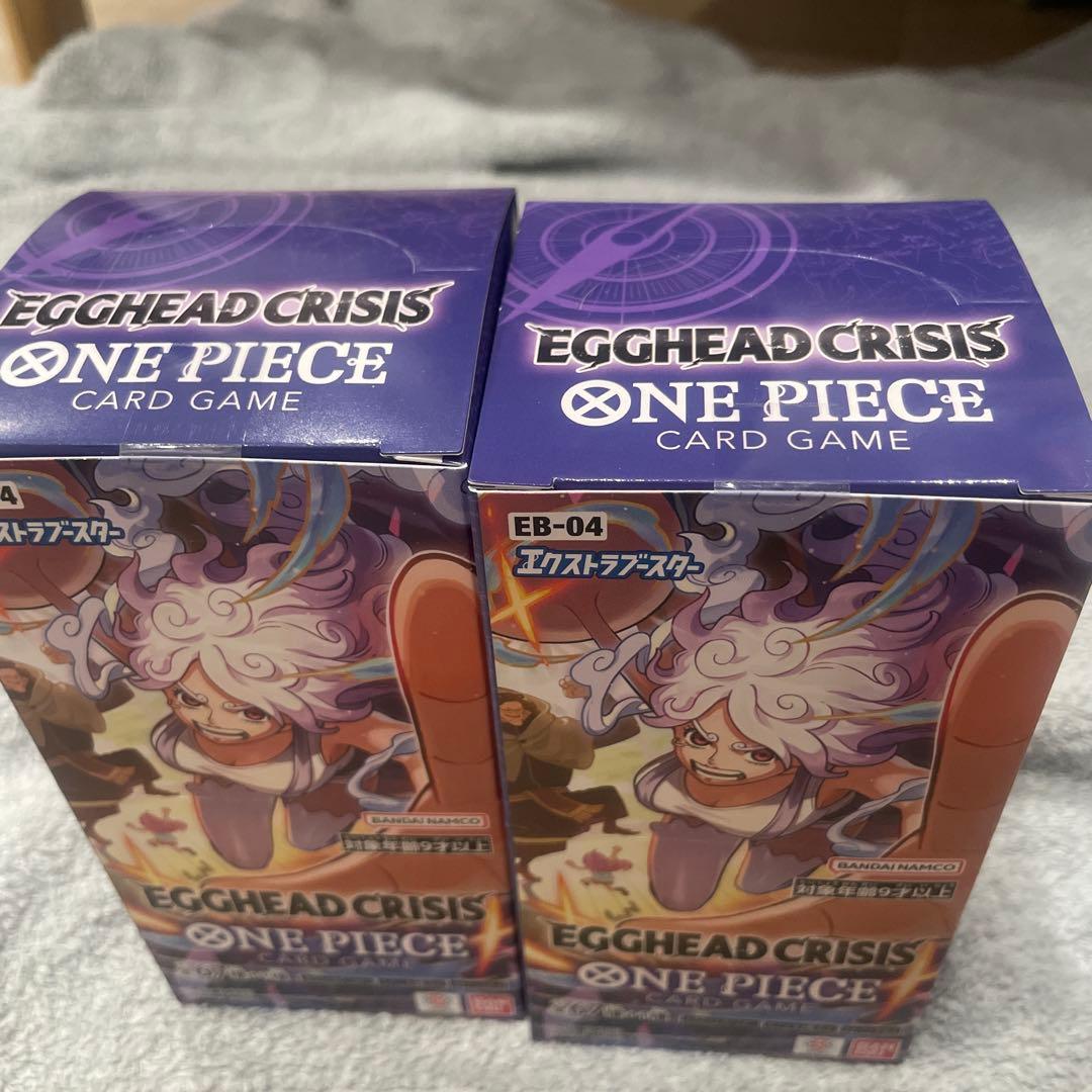 ワンピースカードEB04 エッグヘッドクライシス　テープ付き新品未開封2BOX