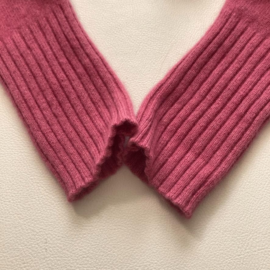 【ままぁ】TICCA　22AW ヤクショートカーディガン 前後2WAY