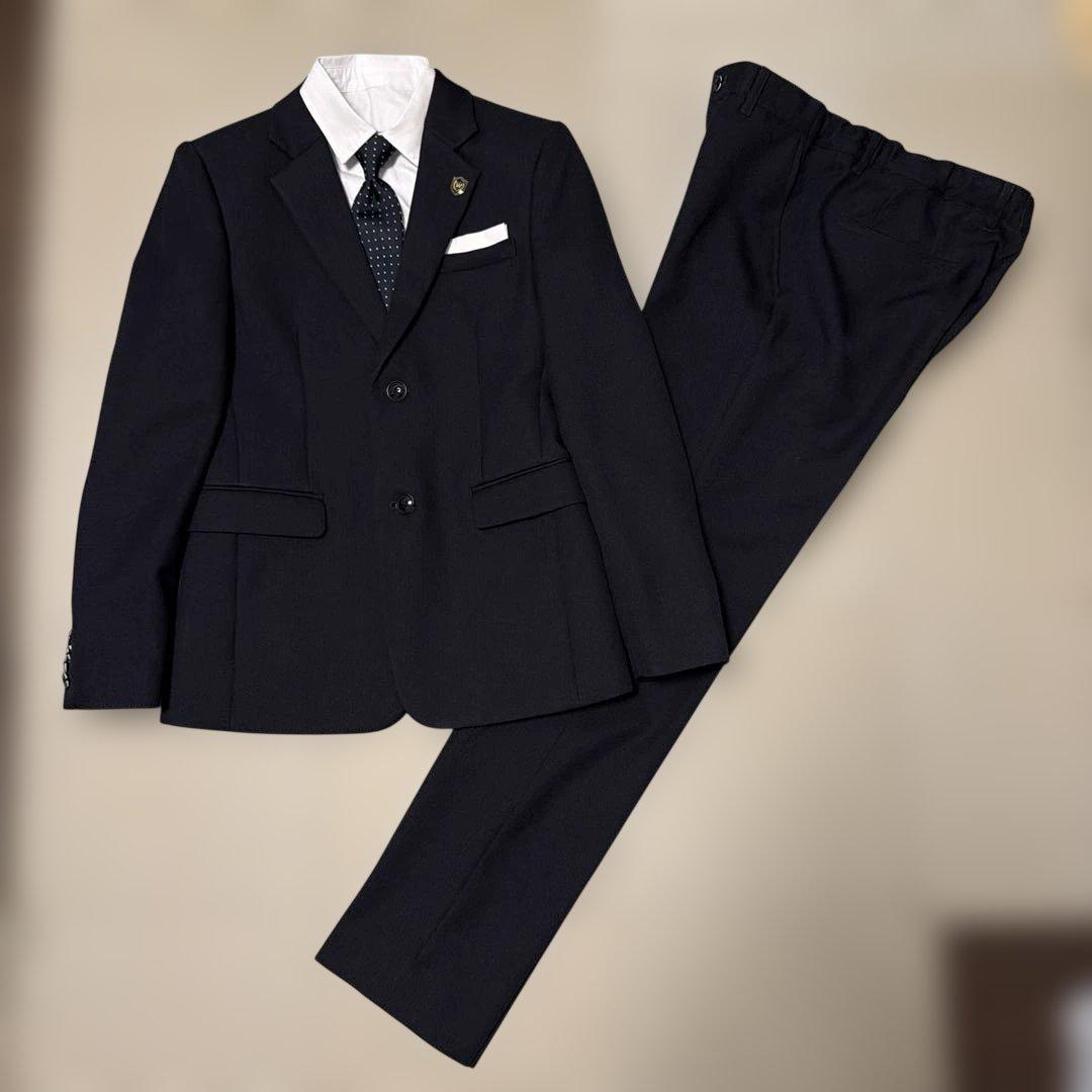 美品⭐︎waltz by BEAMS DESIGN ブラックスーツ　160 卒業式