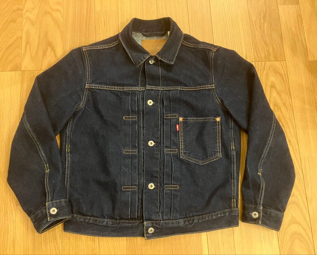 LEVI SリーバイスTYPE I トラッカージャケットsセルビッジ ファースト