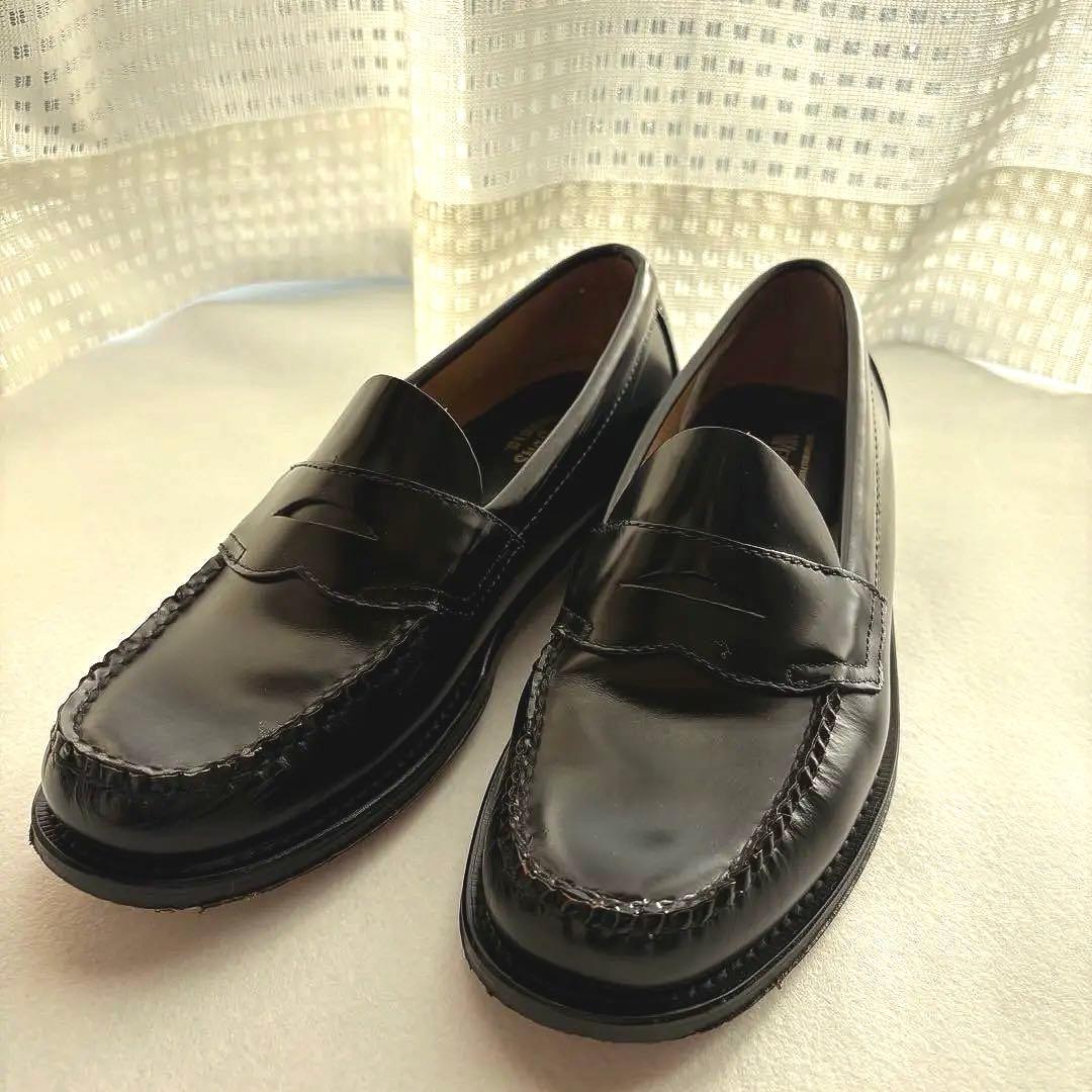 G.H.BASS WEEJUNS　24.5 ローファー ブラック