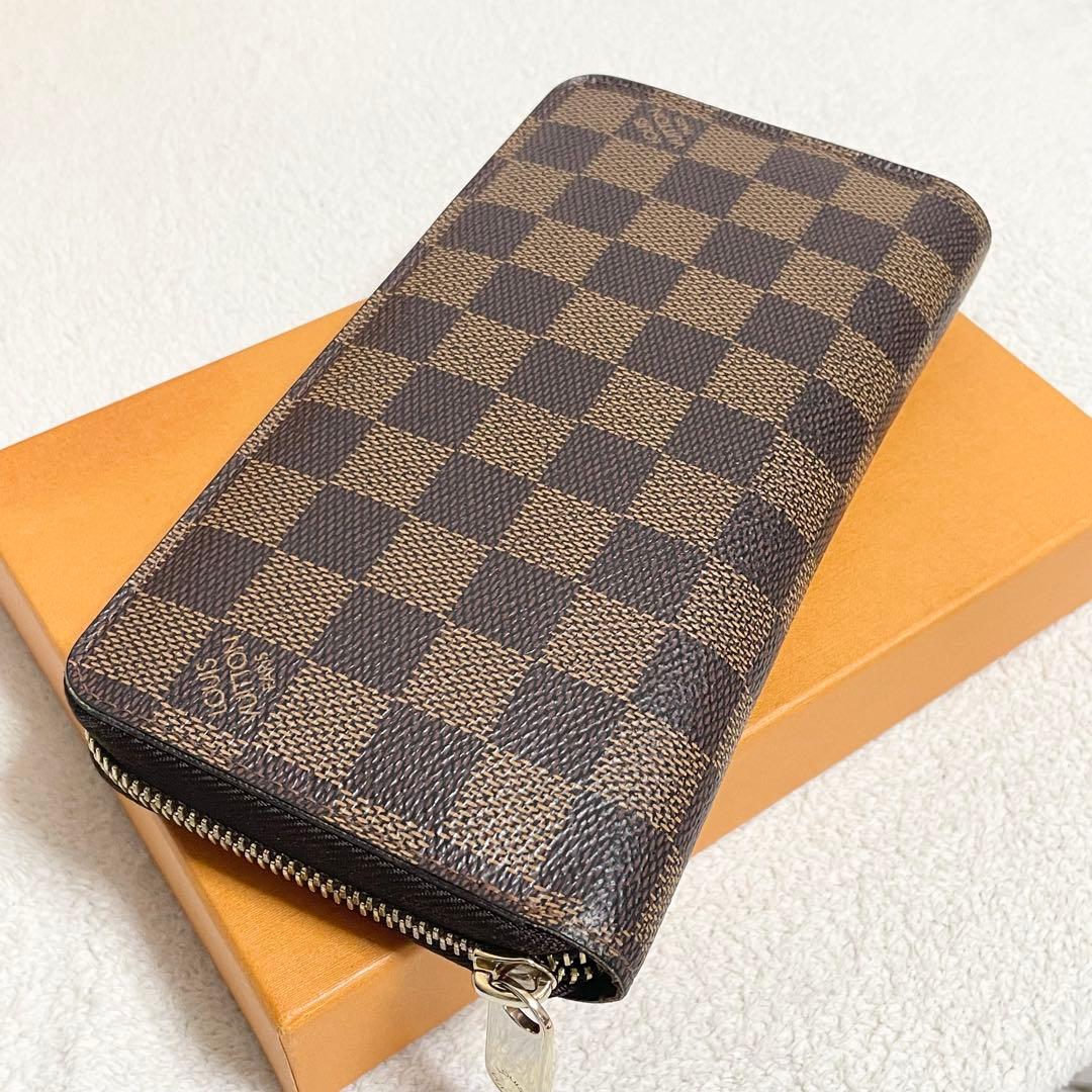 ルイヴィトン ダミエ　ジッピーウォレット　ラウンドファスナー 長財布