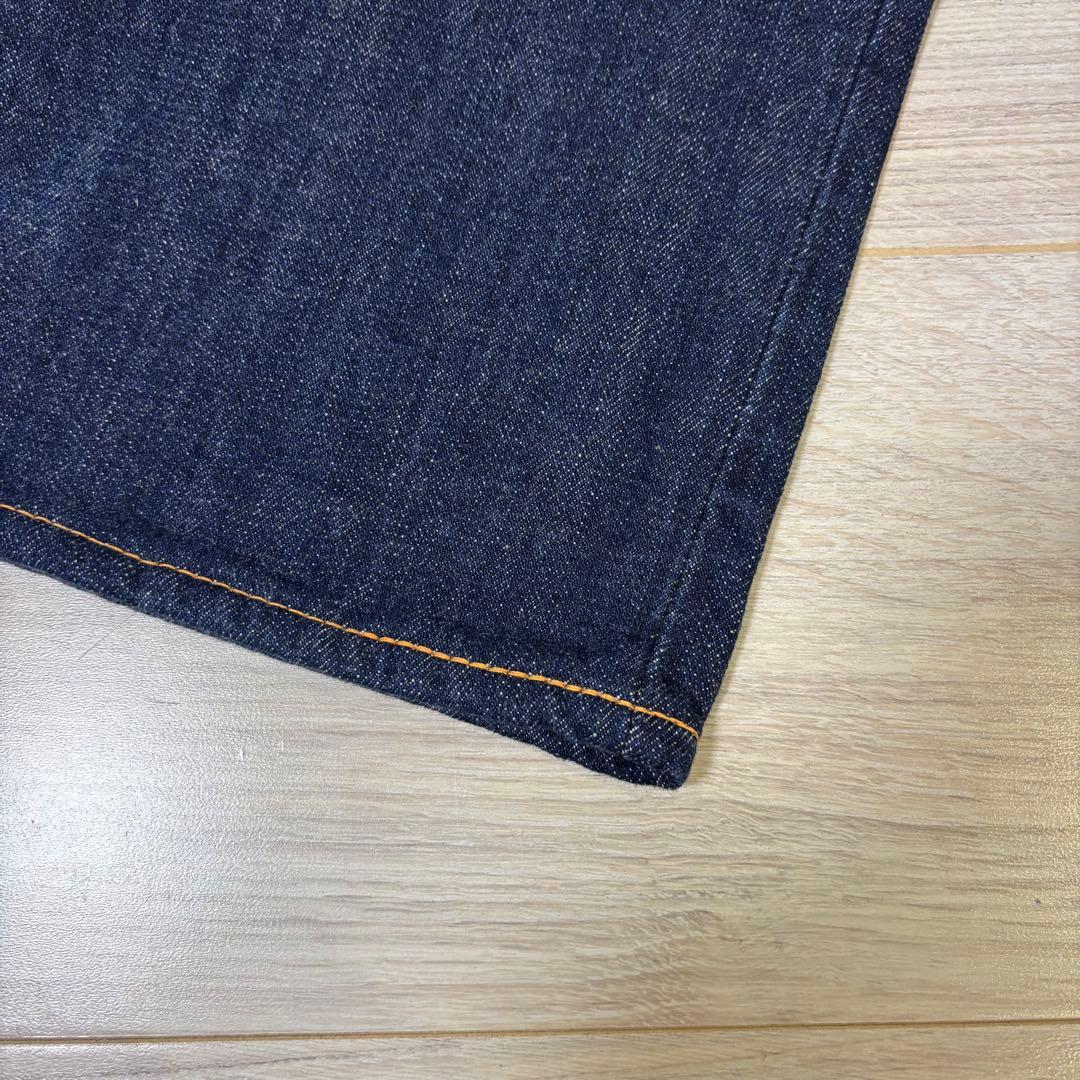 00s EVISU ストレートデニム 猫デザイン