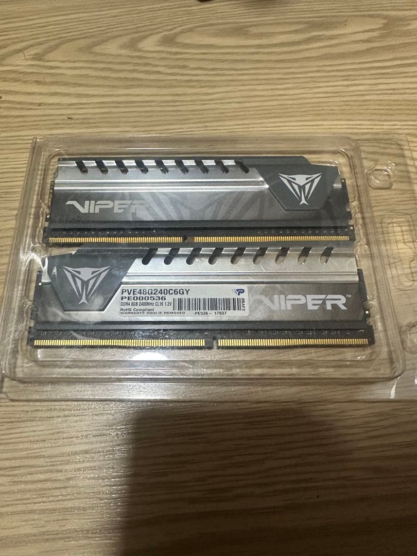 Viper DDR4 8GB×2（16GB） 2400MHz メモリ