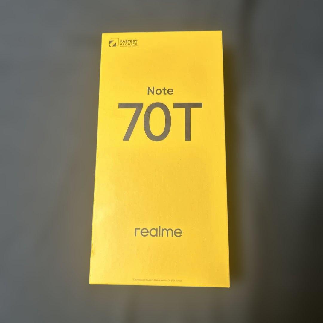 realme Note 70T ゴールド
