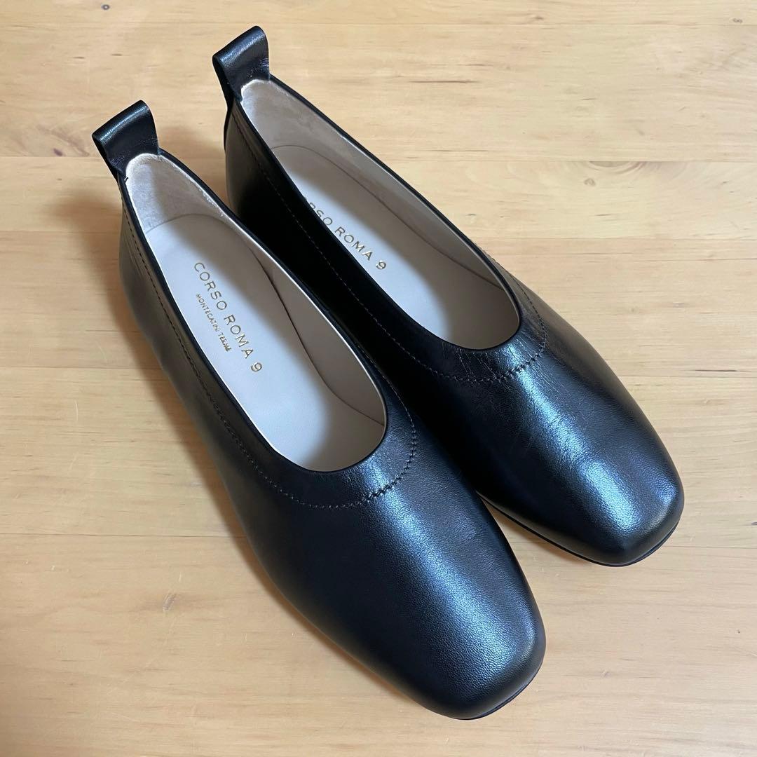 ✨新品未使用品✨定価2.4万　CORSO ROMA9 フラットパンプス　23.5