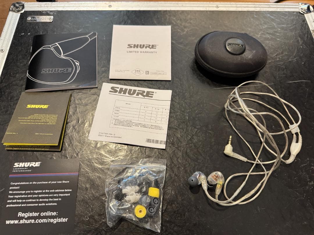 SHURE シュアー SE535 mmcx 有線イヤホン ジャンク