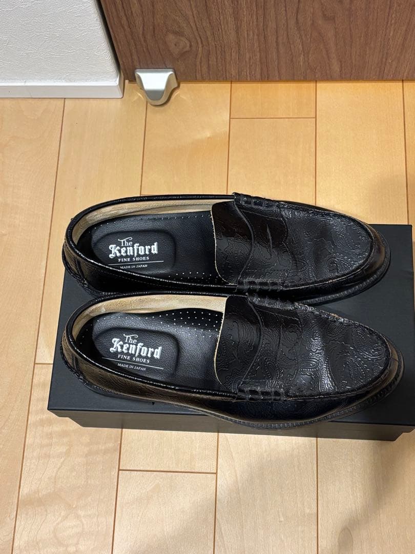 Kenford ペイズリー総柄ローファー　26.5cm