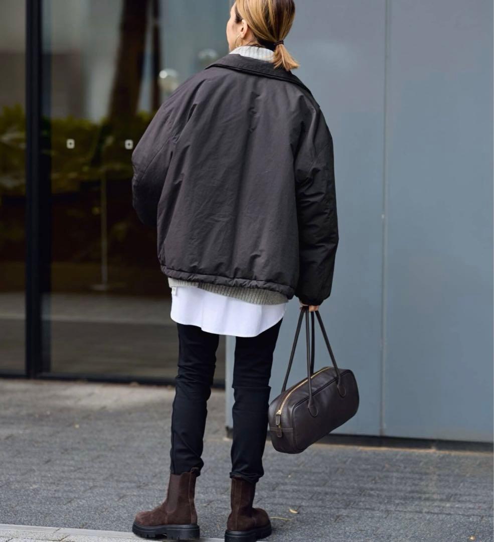 最終値下　FRAMeWORK 撥水防風ポンチョコート　ブラック　36