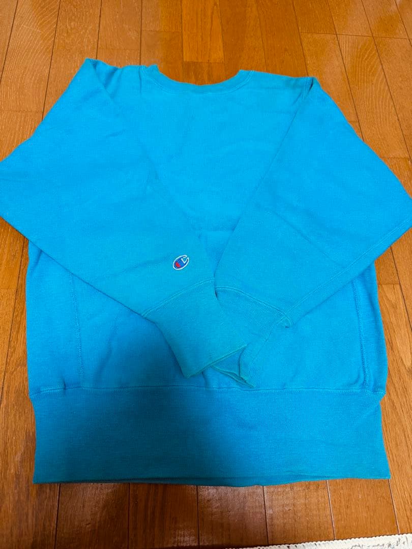 チャンピオン　リバースウィーブ 90s ブルー　水色　USA製　Mサイズ