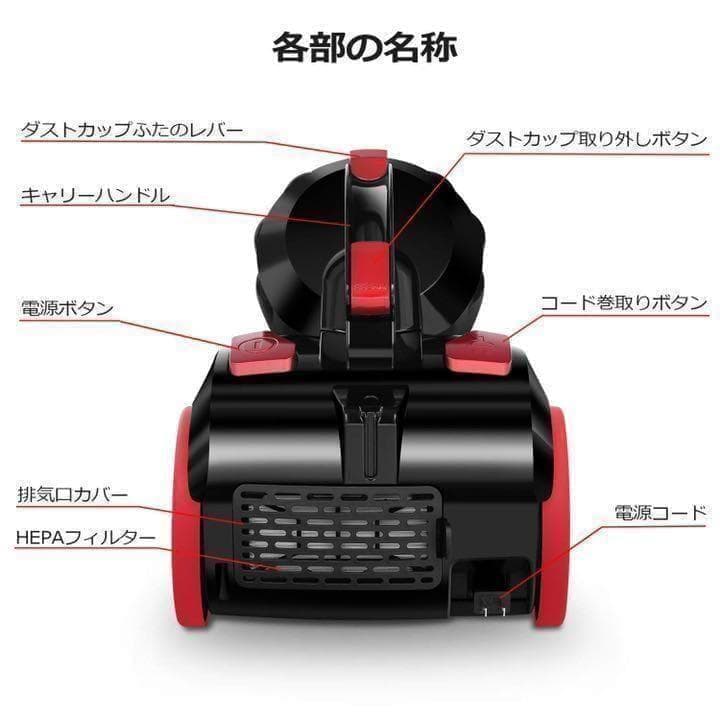 【M3148-123-90】掃除機 キャニスター コード式　サイクロン