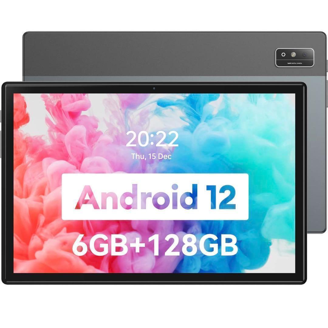 Android12　10インチ　6GB＋128GB グレー