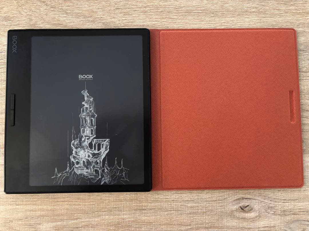 Boox page 純正カバー付き