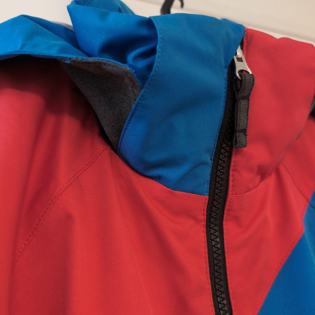 子供用スキーウェア 上下セット 赤青グレー